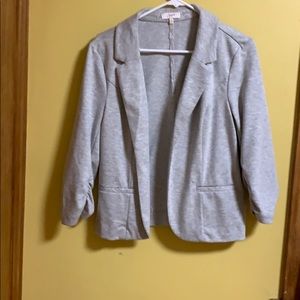Grey heather blazer